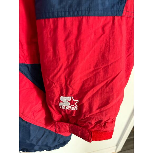 Vtg Starter Men's Cleveland Indians Diamond Collection MLB Jacket XLarge - Picture 6 of 11